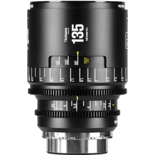 7 Artisans INFINTE 135mm T2.4 Cine Lens (Canon EF, Black)