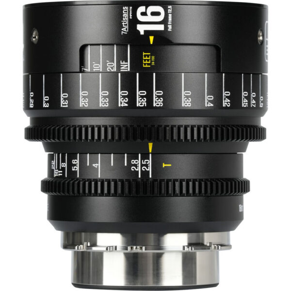 7 Artisans INFINTE 16mm T2.5 Cine Lens (Canon EF, Black)