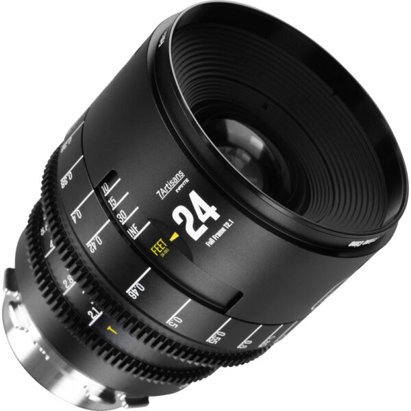 7 Artisans INFINTE 24mm T2.1 Cine Lens (ARRI PL, Black) view 6