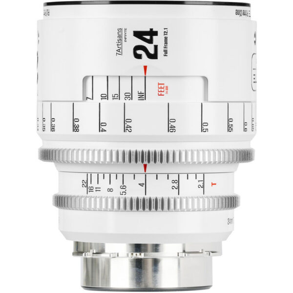 7 Artisans INFINTE 24mm T2.1 Cine Lens (ARRI PL, White)
