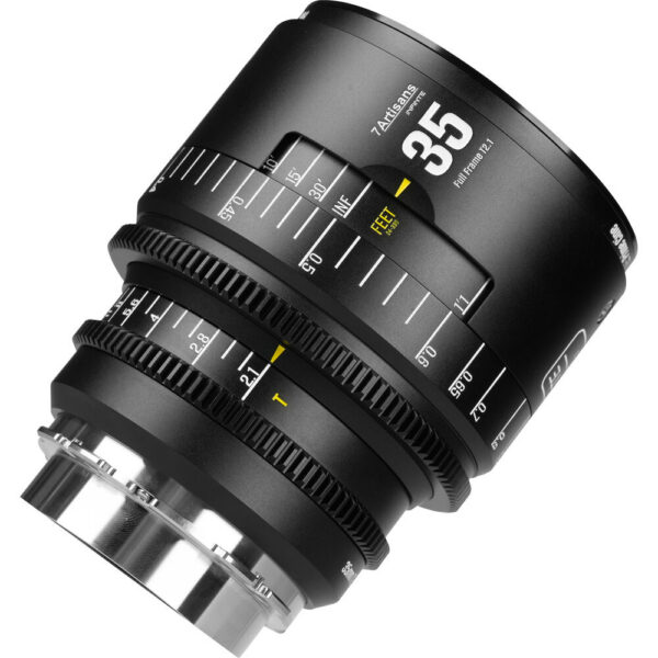7 Artisans INFINTE 35mm T2.1 Cine Lens (ARRI PL, Black) view 3