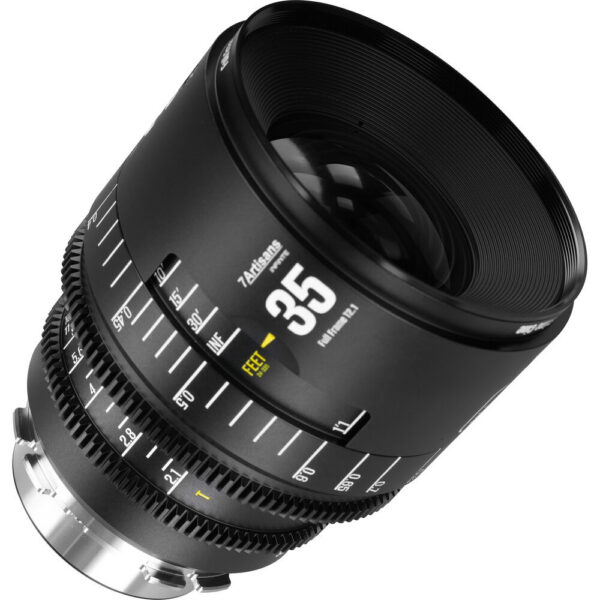 7 Artisans INFINTE 35mm T2.1 Cine Lens (ARRI PL, Black) view 6