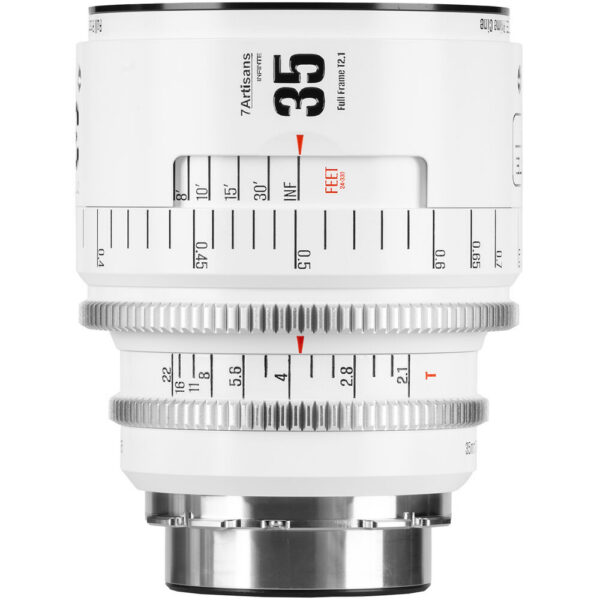 7 Artisans INFINTE 35mm T2.1 Cine Lens (ARRI PL, White)