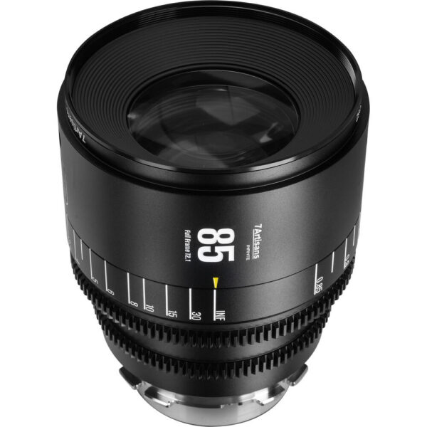 7 Artisans INFINTE 85mm T2.1 Cine Lens (Canon EF, Black)