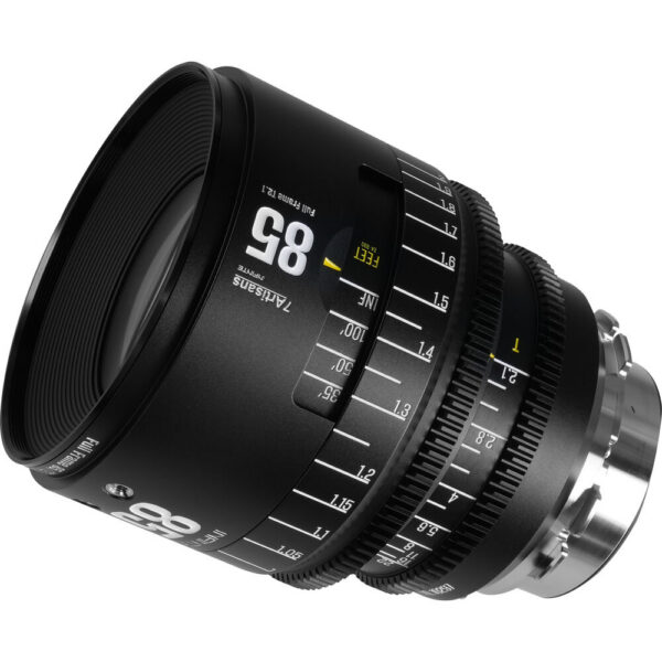 7 Artisans INFINTE 85mm T2.1 Cine Lens (Canon EF, Black) view 6