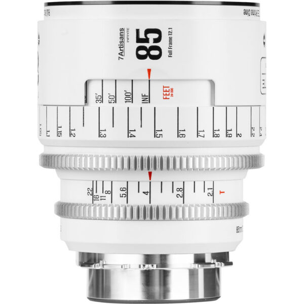 7 Artisans INFINTE 85mm T2.1 Cine Lens (Canon EF, White)