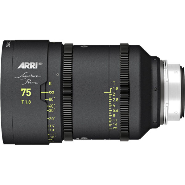 ARRI Signature Prime 75mm T1.8 Lens (Focus Marks in Feet)