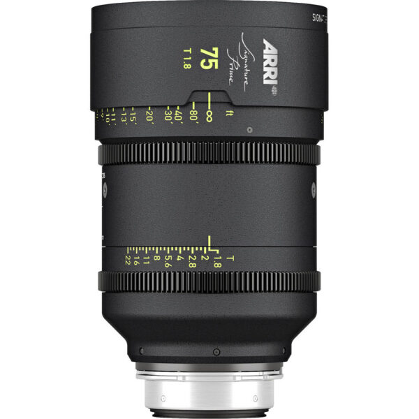 ARRI Signature Prime 75mm T1.8 Lens (Focus Marks in Feet)