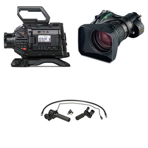 Blackmagic Design URSA Broadcast G2 Camera with Fujinon 8.5-170mm Digital Servo Lens & Zoom/Focus Control view 4