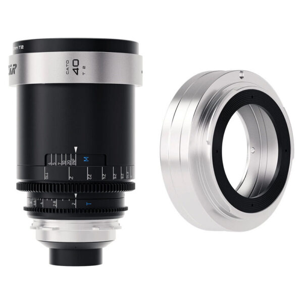 BLAZAR LENS CATO 40mm T2.0 Full Frame 2x Anamorphic Lens and Adapter Bundle (ARRI PL/Canon EF) view 3