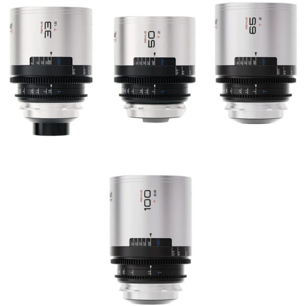 BLAZAR LENS Remus 1.5x Full-Frame Anamorphic 33, 50, 65, and 100mm 4-Lens Set (ARRI PL, Silver Flare) view 5