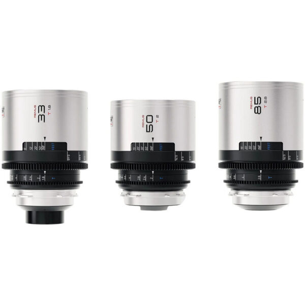 BLAZAR LENS Remus 1.5x Full-Frame Anamorphic 33, 50, and 85mm 3-Lens Set (ARRI PL, Silver Flare) view 4