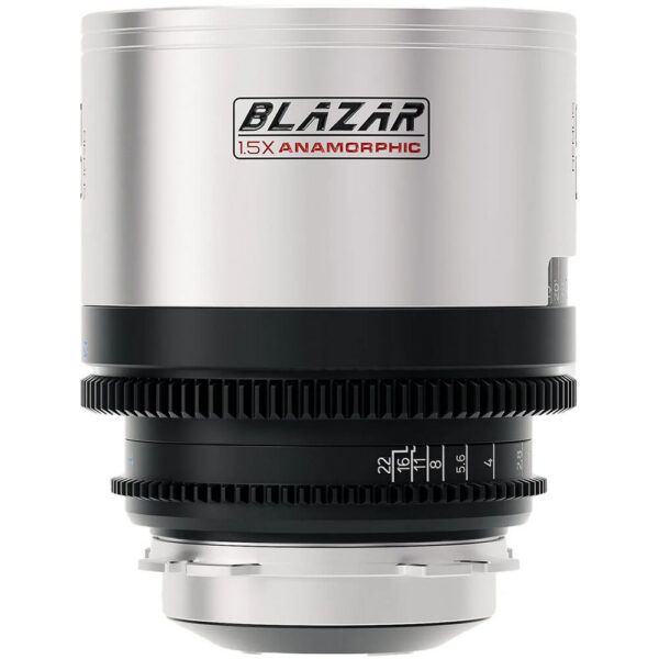BLAZAR LENS Remus 50mm T2.0 Full-Frame 1.5x Anamorphic Lens (ARRI PL, Silver Flare)