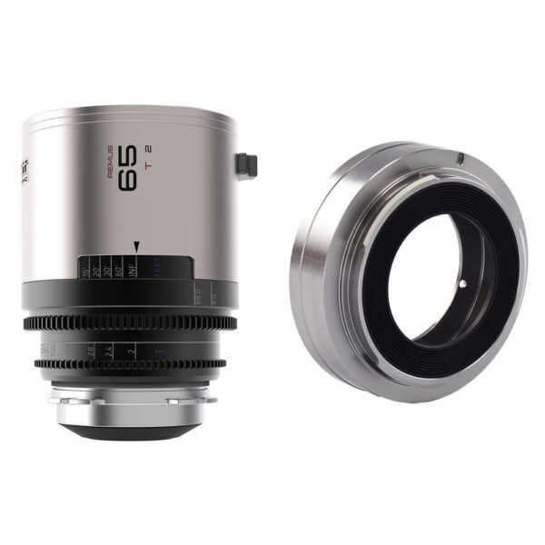 BLAZAR LENS Remus 65mm T2.0 1.5x Anamorphic Lens & Mount Adapter Kit (ARRI PL/Canon EF, Silver Flare) view 3