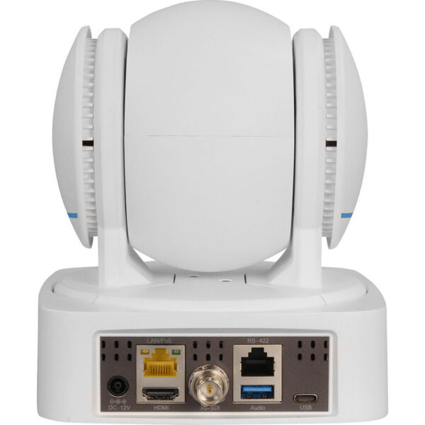 Bolin Technology D2-210H Dante AV-H PTZ Camera with 10x Optical Zoom (White) view 4