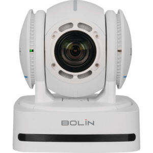 Bolin Technology D2-210H Dante AV-H PTZ Camera with 10x Optical Zoom (White)