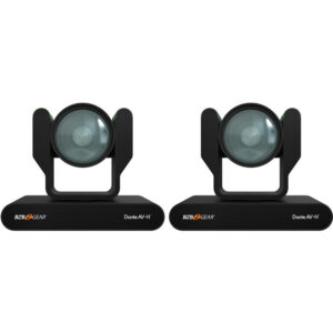 BZBGEAR 4K PTZ Auto-Tracking/Live Streaming Camera with Tally & 12x Zoom (Black, 2-Pack)