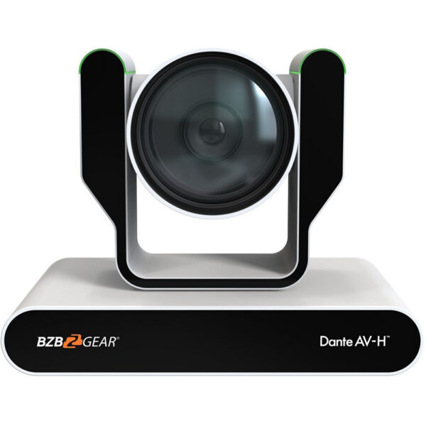 BZBGEAR 4K PTZ Auto-Tracking/Live Streaming Camera with Tally & 12x Zoom (White)
