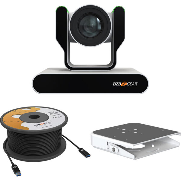 BZBGEAR ADAMO HD 20x PTZ Camera Kit with Ceiling Mount and 33' USB 3.0 Cable (Black) view 3