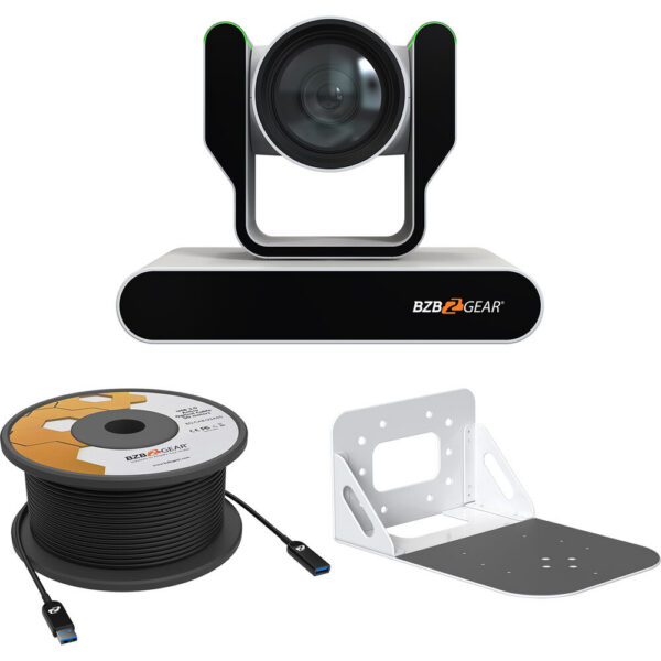 BZBGEAR ADAMO HD 20x PTZ Camera Kit with Wall Mount and 33' USB 3.0 Cable (Black) view 3