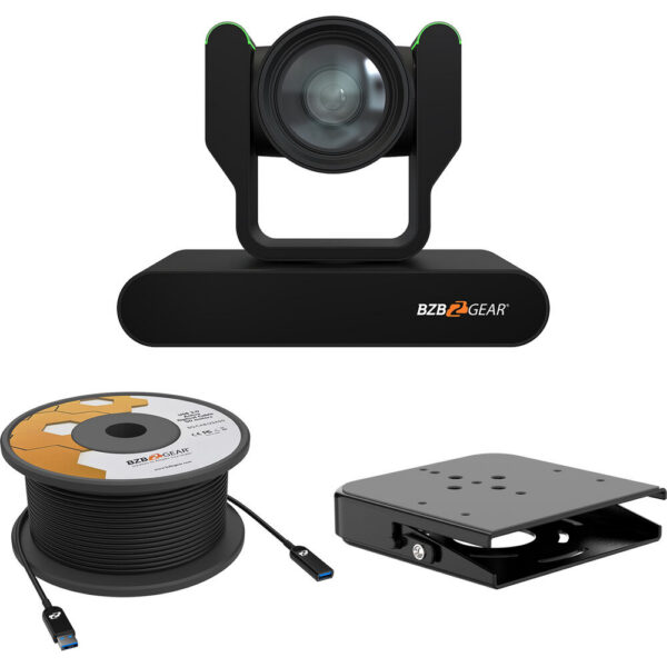 BZBGEAR ADAMO HD 30x PTZ Camera Kit with Ceiling Mount and 33' USB 3.0 Cable (Black) view 3