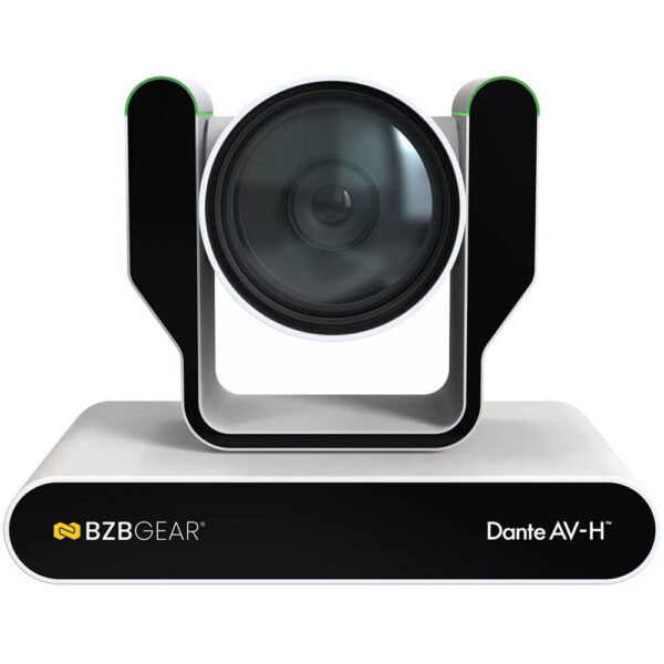 BZBGEAR ADAMO Live Streaming 4K Dante AV-H-Ready Camera with Tally & 31x Optical Zoom (White)