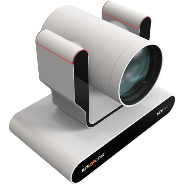 BZBGEAR Live Streaming 4K NDI PTZ Camera with Tally Lights & 12x Optical Zoom (White) view 4