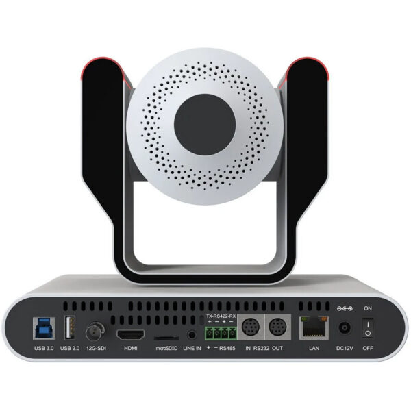 BZBGEAR Live Streaming 4K PTZ Camera with Tally Lights & 12x Optical Zoom (White) view 6