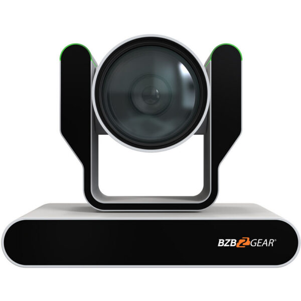 BZBGEAR Live Streaming 4K PTZ Camera with Tally Lights & 12x Optical Zoom (White)