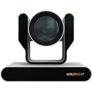 BZBGEAR Live Streaming 4K PTZ Camera with Tally Lights & 25x Optical Zoom (White)