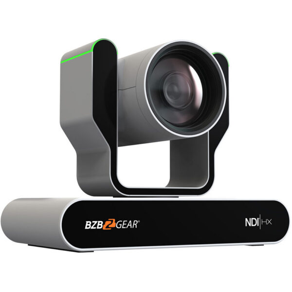 BZBGEAR Live Streaming NDI|HX3 PTZ Camera with Auto-Tracking, Tally & 12x Zoom (White) view 4