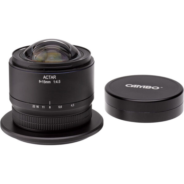 Cambo ACTAR-15 Lensplate with 15mm Wide-Angle Lens view 3