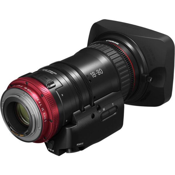 Canon CN-E 18-80mm T4.4 COMPACT-SERVO Cinema Zoom Lens (EF Mount) view 3