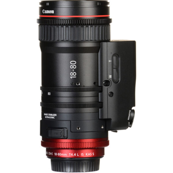 Canon CN-E 18-80mm T4.4 COMPACT-SERVO Cinema Zoom Lens (EF Mount) view 4