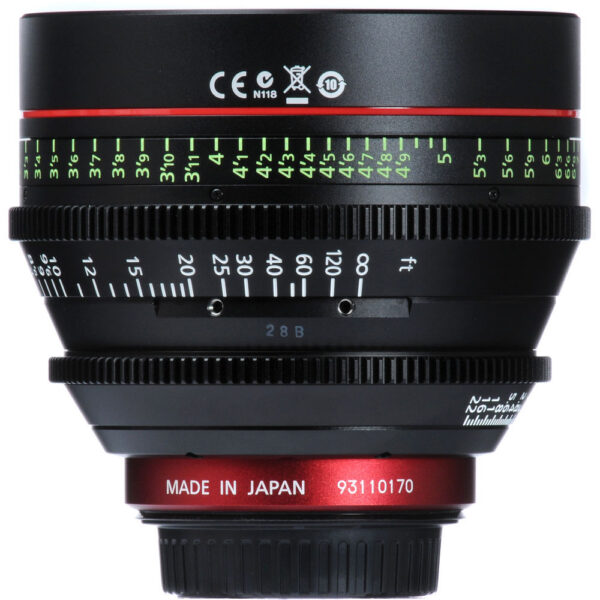Canon CN-E 85mm T1.3 L F Cinema Prime Lens (EF Mount) view 3
