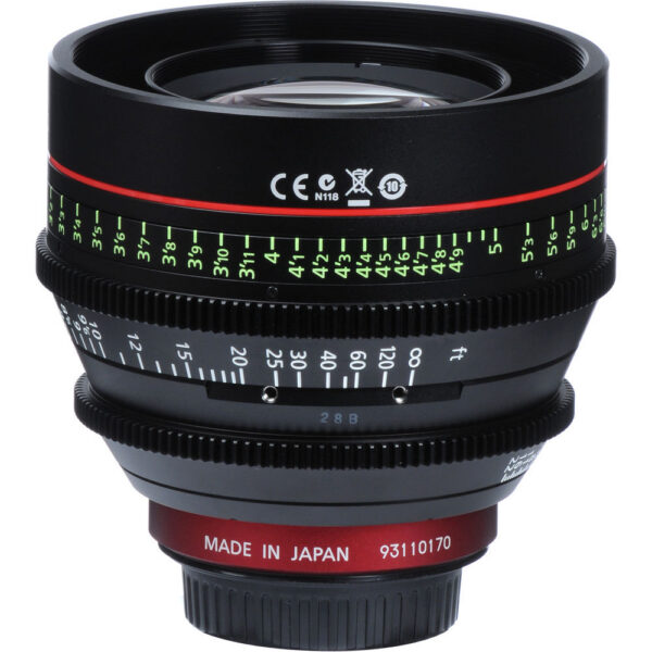 Canon CN-E 85mm T1.3 L F Cinema Prime Lens (EF Mount) view 4