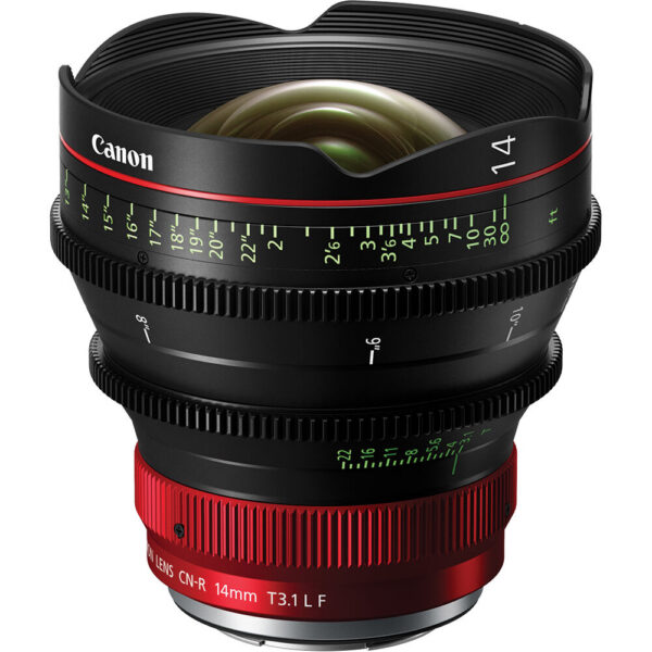 Canon CN-R 14mm T3.1 L F Cinema Prime Lens (Canon RF) view 2
