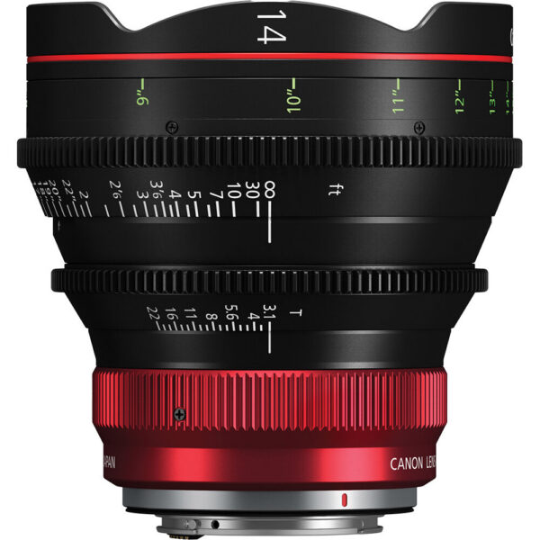 Canon CN-R 14mm T3.1 L F Cinema Prime Lens (Canon RF)