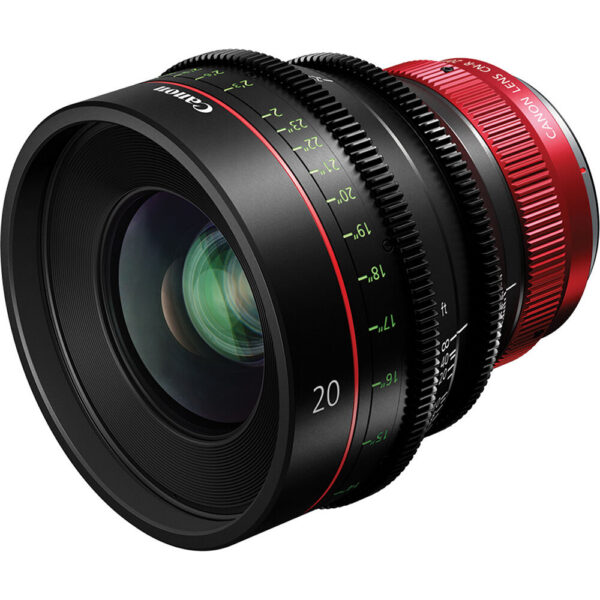 Canon CN-R 20mm T1.5 L F Cinema Prime Lens (Canon RF) view 3