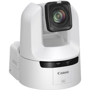 Canon CR-N400 4K 12G-SDI NDI 20x Zoom PTZ 3-Camera Kit with Touchscreen Controller (2 White, 1 Black)