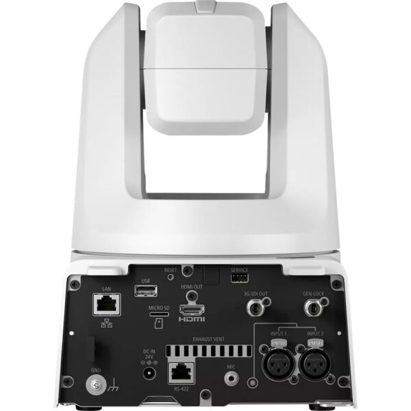 Canon CR-N500 Professional 4K NDI HX2 PTZ Camera with 15x Zoom (White)