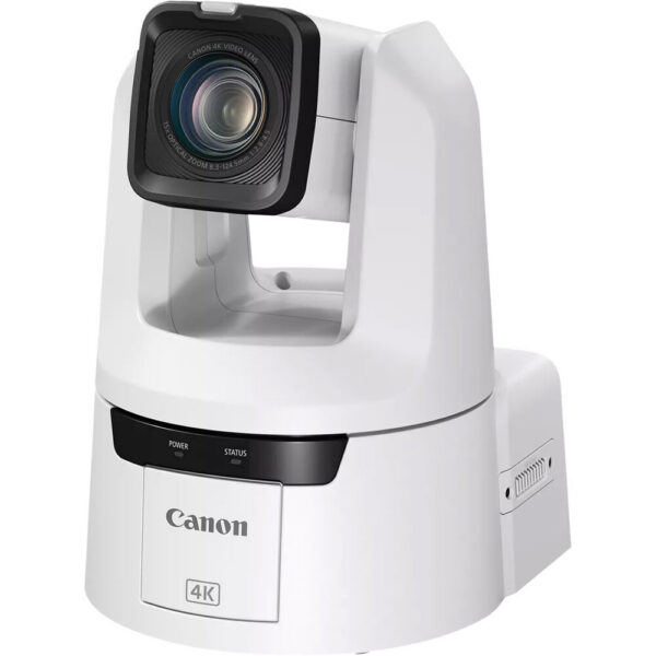 Canon CR-N500 Professional 4K NDI HX2 PTZ Camera with 15x Zoom (White) view 4