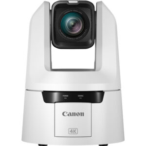 Canon CR-N700 4K 15x Zoom PTZ 3-Camera Kit with RC-IP1000 Controller (1x Black, 2x White)