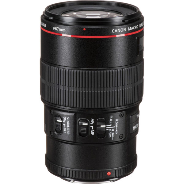 Canon EF 100mm f/2.8L Macro IS USM Lens view 4