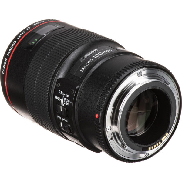 Canon EF 100mm f/2.8L Macro IS USM Lens view 5