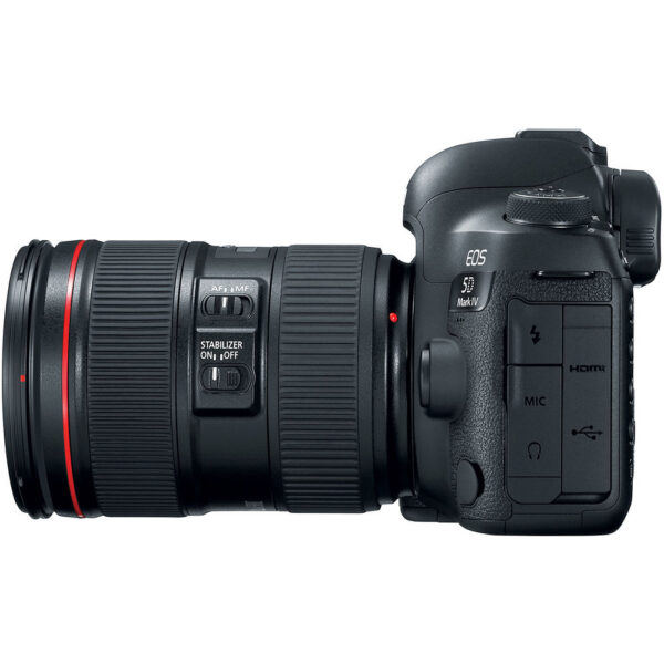 Canon EOS 5D Mark IV DSLR Camera with 24-105mm f/4L II Lens view 5