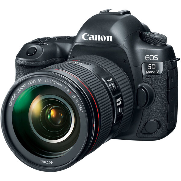 Canon EOS 5D Mark IV DSLR Camera with EF 24-105mm f/4L Lens and Battery Grip Kit view 6