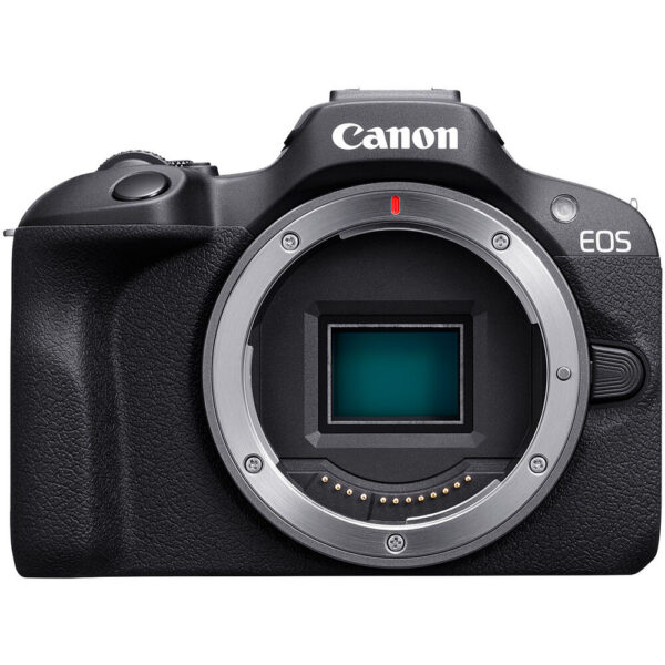 Canon EOS R100 Mirrorless Camera with 18-45mm & 55-210mm Lenses & Essentials+ Kit view 5