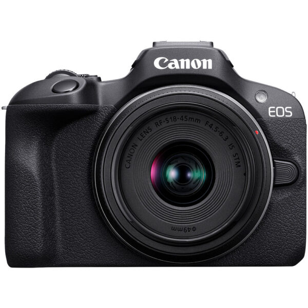 Canon EOS R100 Mirrorless Camera with 18-45mm and 50mm Lenses Kit view 4