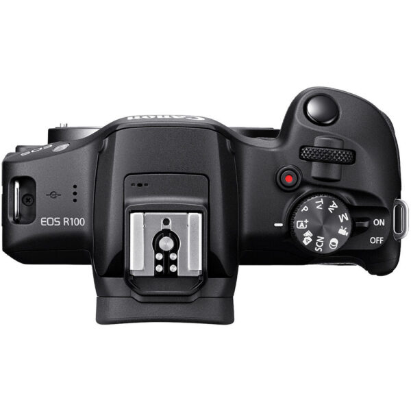 Canon EOS R100 Mirrorless Camera with 18-45mm and 55-210mm Lenses Kit view 5